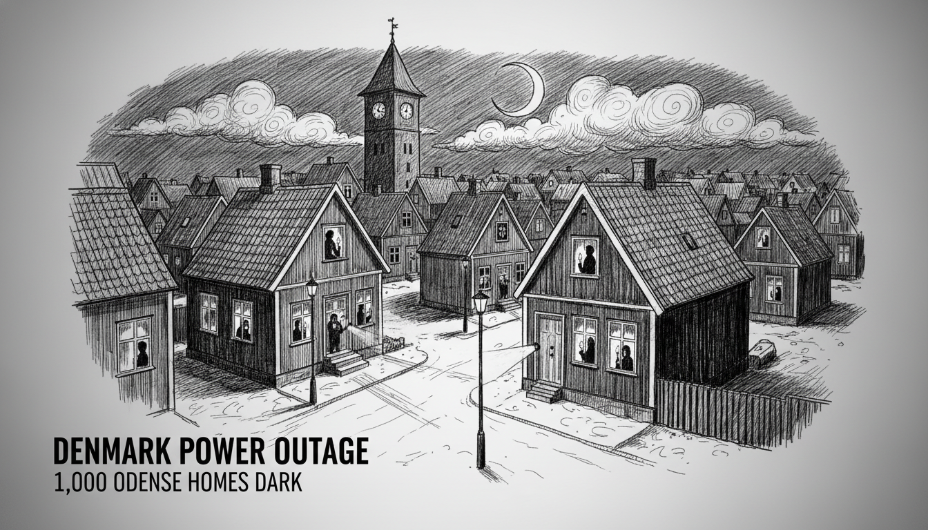 Denmark Power Outage: 1,000 Odense Homes Dark