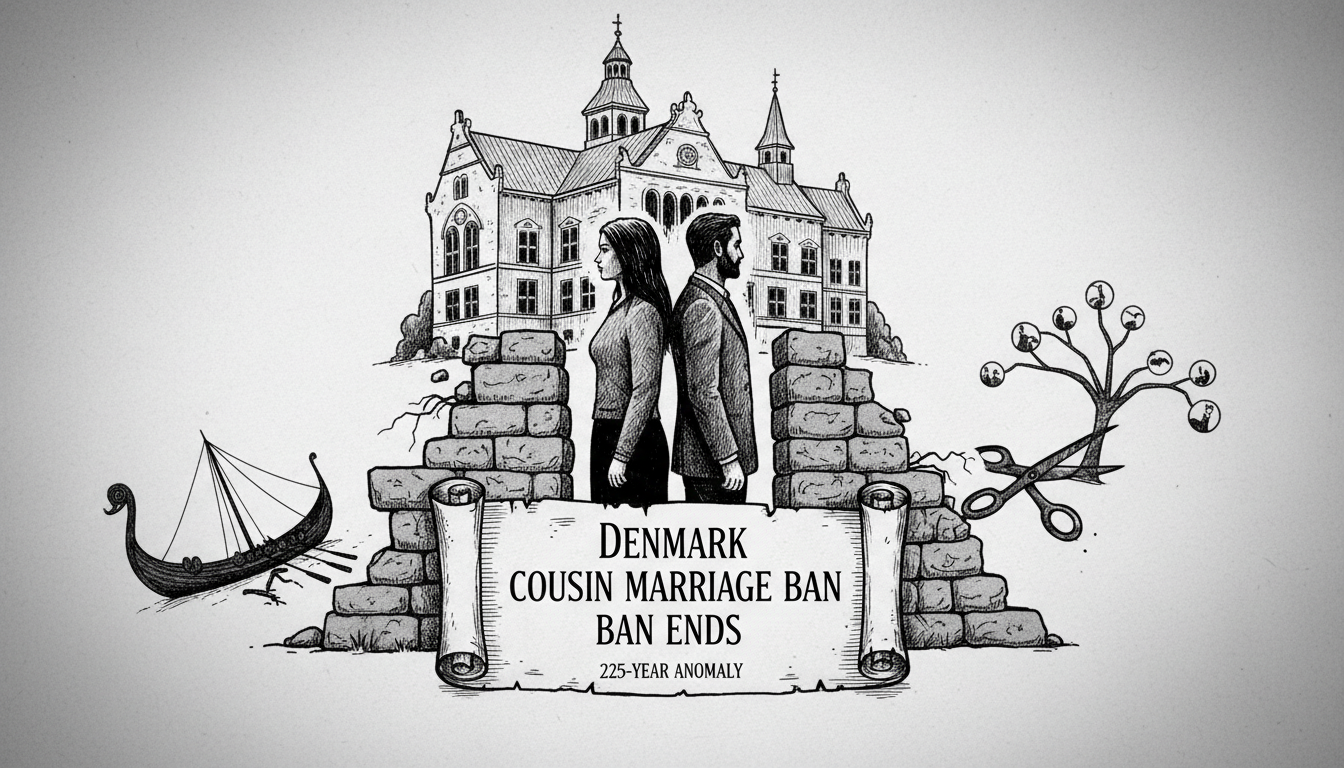 Denmark's New Cousin Marriage Ban: A 225-Year Anomaly Ends
