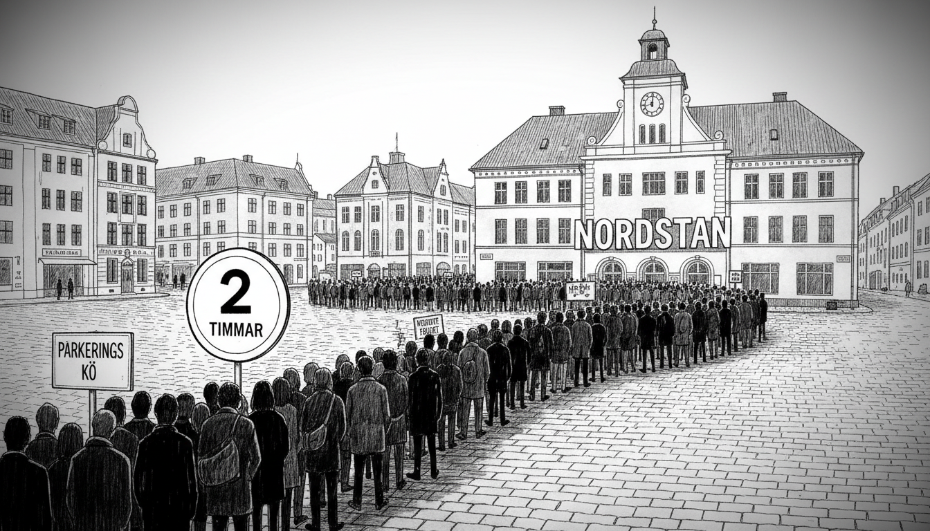 Sweden's Parking Chaos: 2-Hour Nordstan Queue Sparks Debate