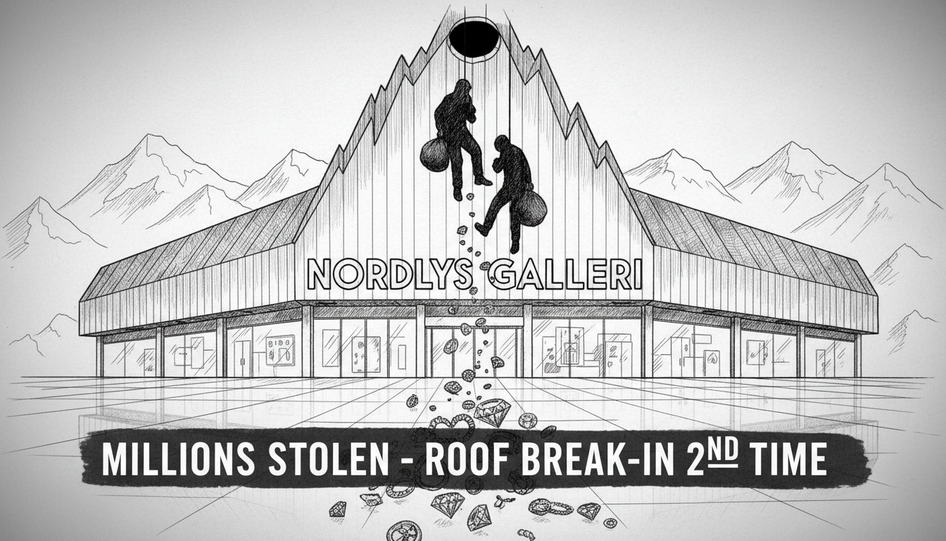 Thieves Enter Shopping Center Through Roof in Norway