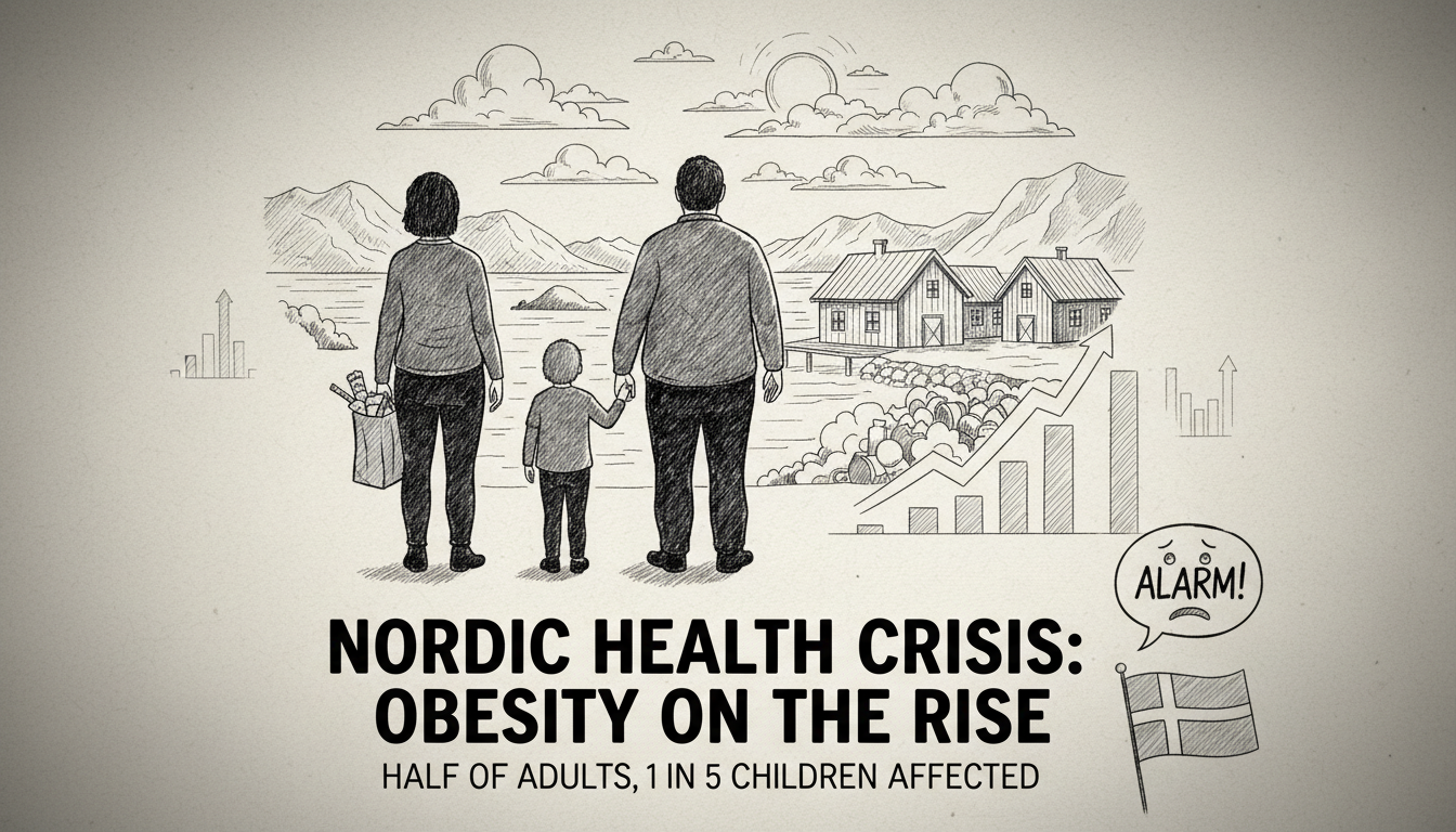 Nordic Health Study Reveals Rising Obesity and Unhealthy Trends