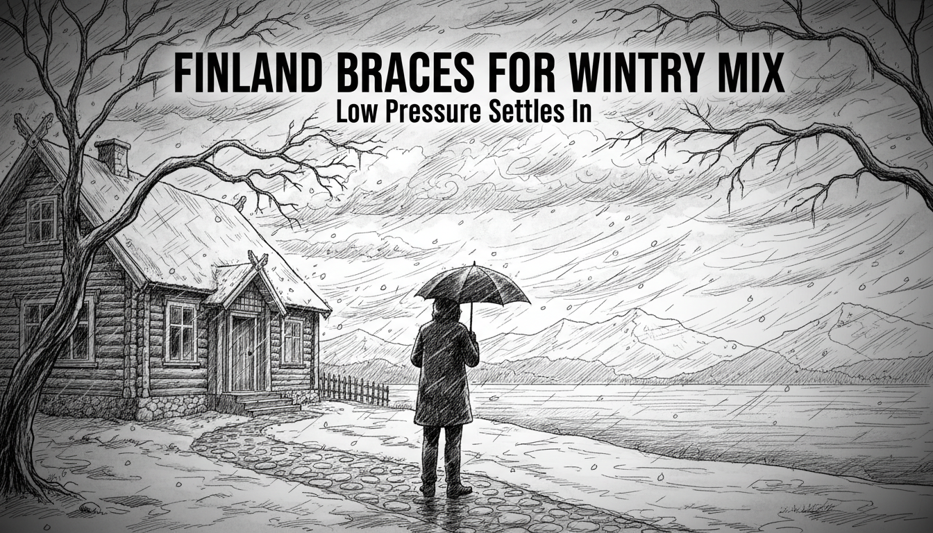 Finland Braces for Wintry Mix as Low Pressure Settles In