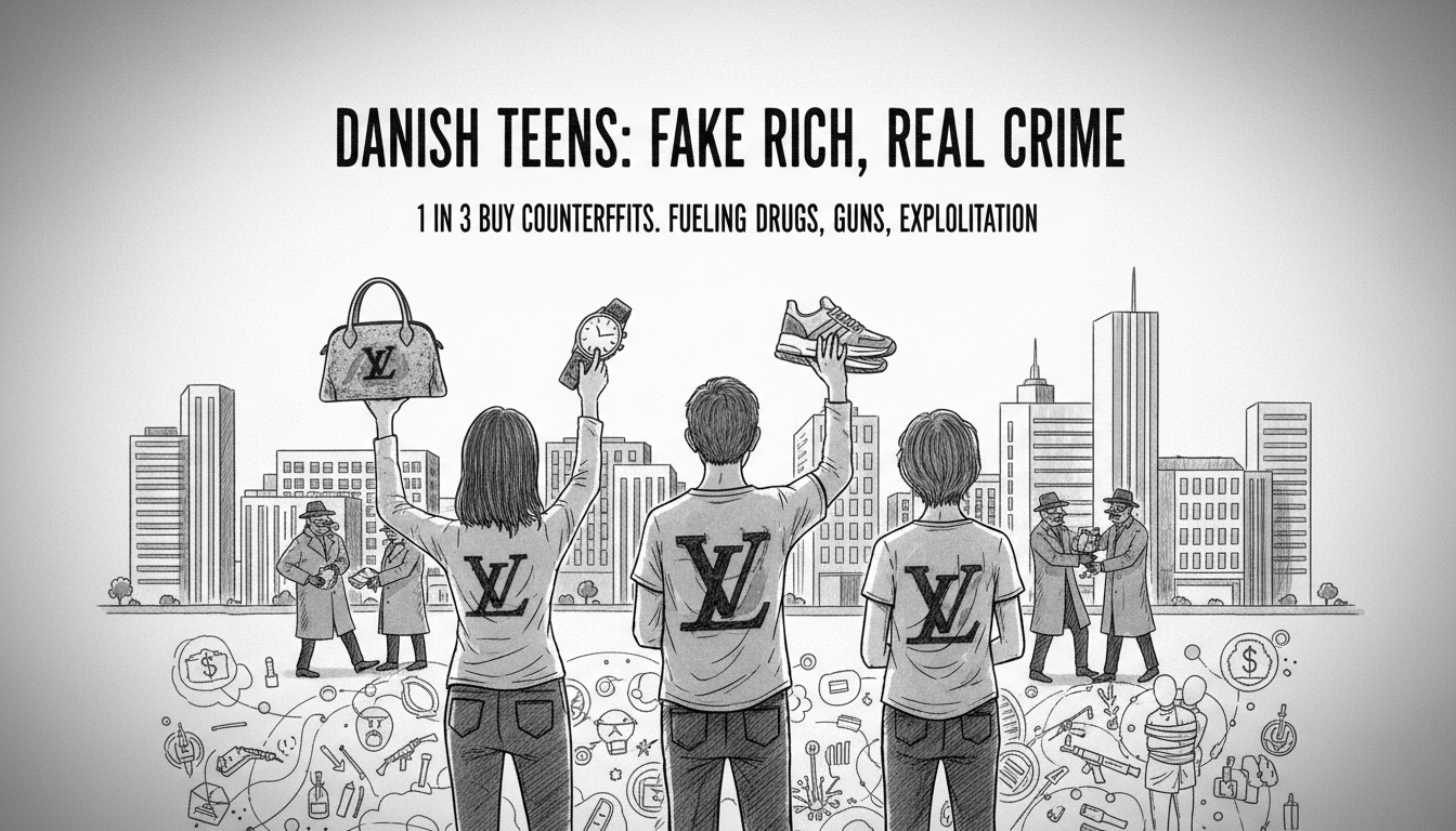 Danish Teens Buy Fake Luxury Goods From Criminals To Look Rich