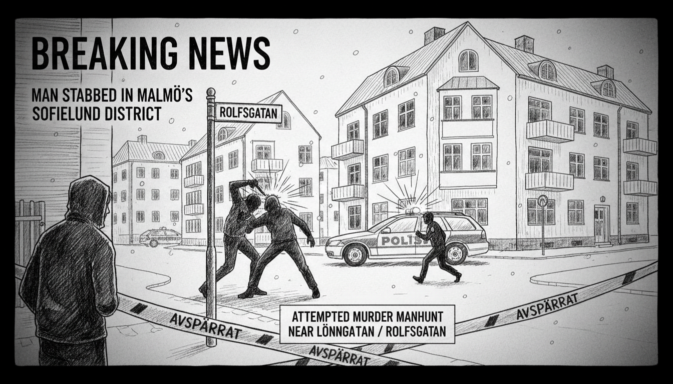 Man Stabbed in Malmö's Sofielund District