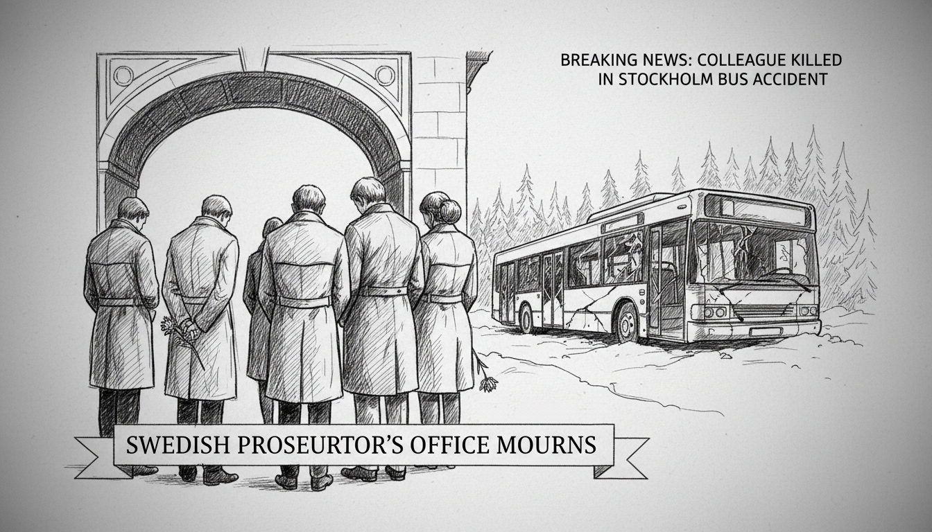 Swedish Prosecutor's Office Mourns Colleague Killed in Stockholm Bus Accident