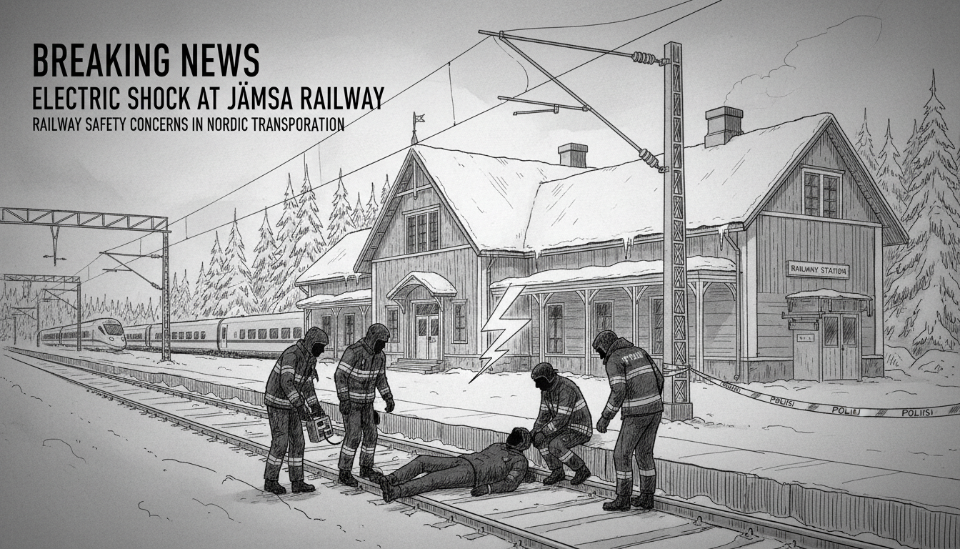 Person Receives Electric Shock at Jämsä Railway Station
