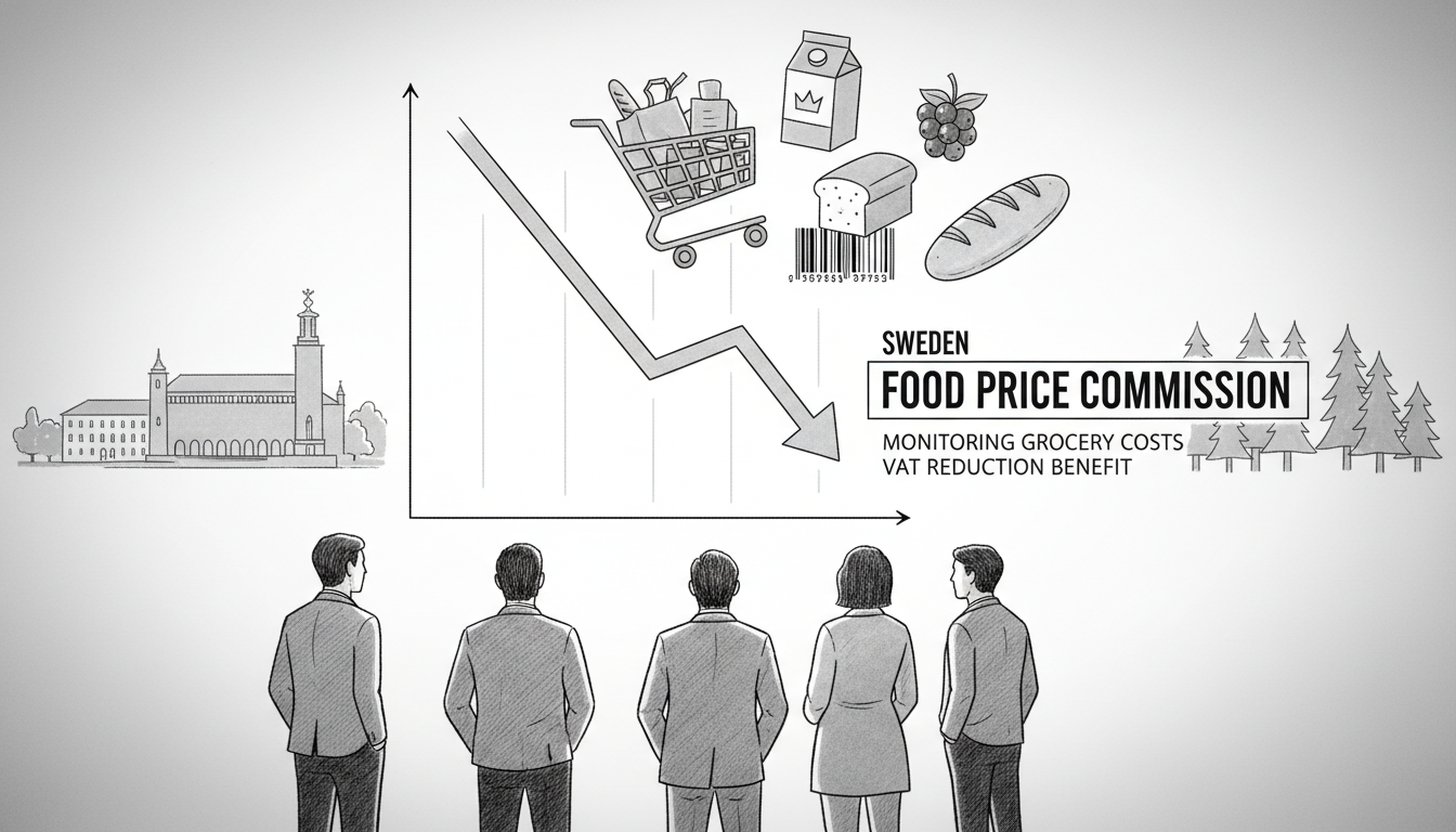 Sweden Launches Food Price Commission to Monitor Grocery Costs