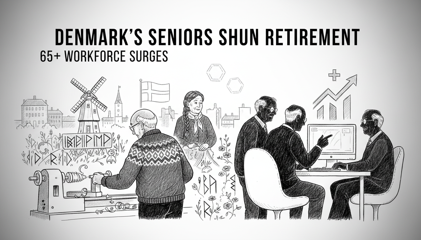 Denmark's Seniors Shun Retirement: 65+ Workforce Surges