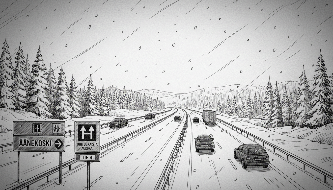 New Passing Lane Opens on Highway 4 in Äänekoski