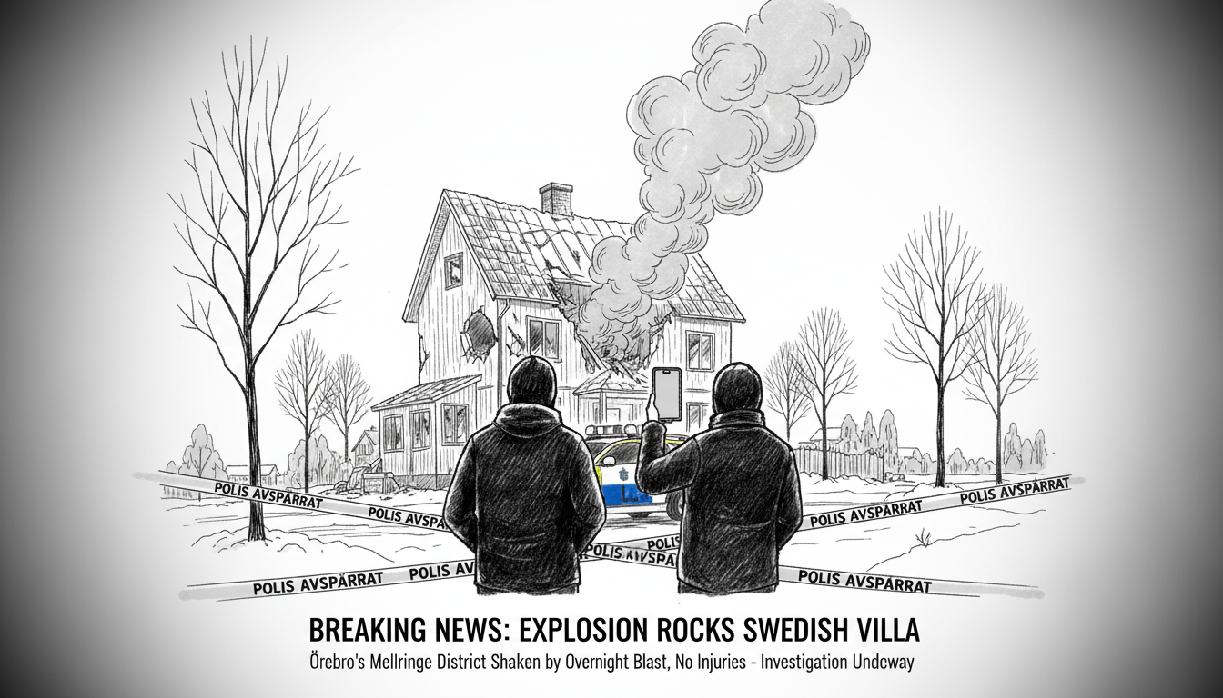 Explosion Rocks Residential Villa in Swedish City