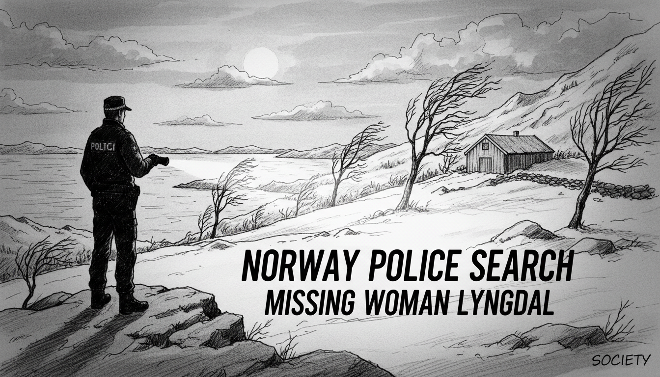 Norway Police Search: Missing Woman Lyngdal