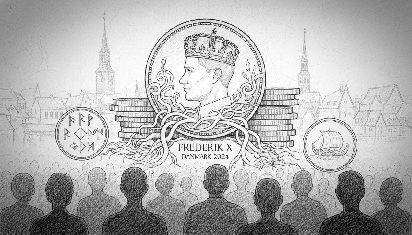 New Danish Coins Featuring King Frederik Enter Circulation