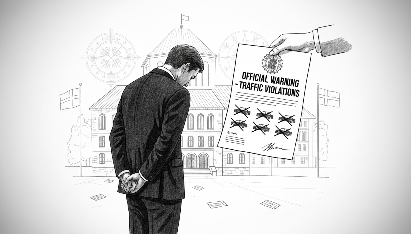 Danish Finance Ministry Chief Receives Official Warning for Traffic Violations