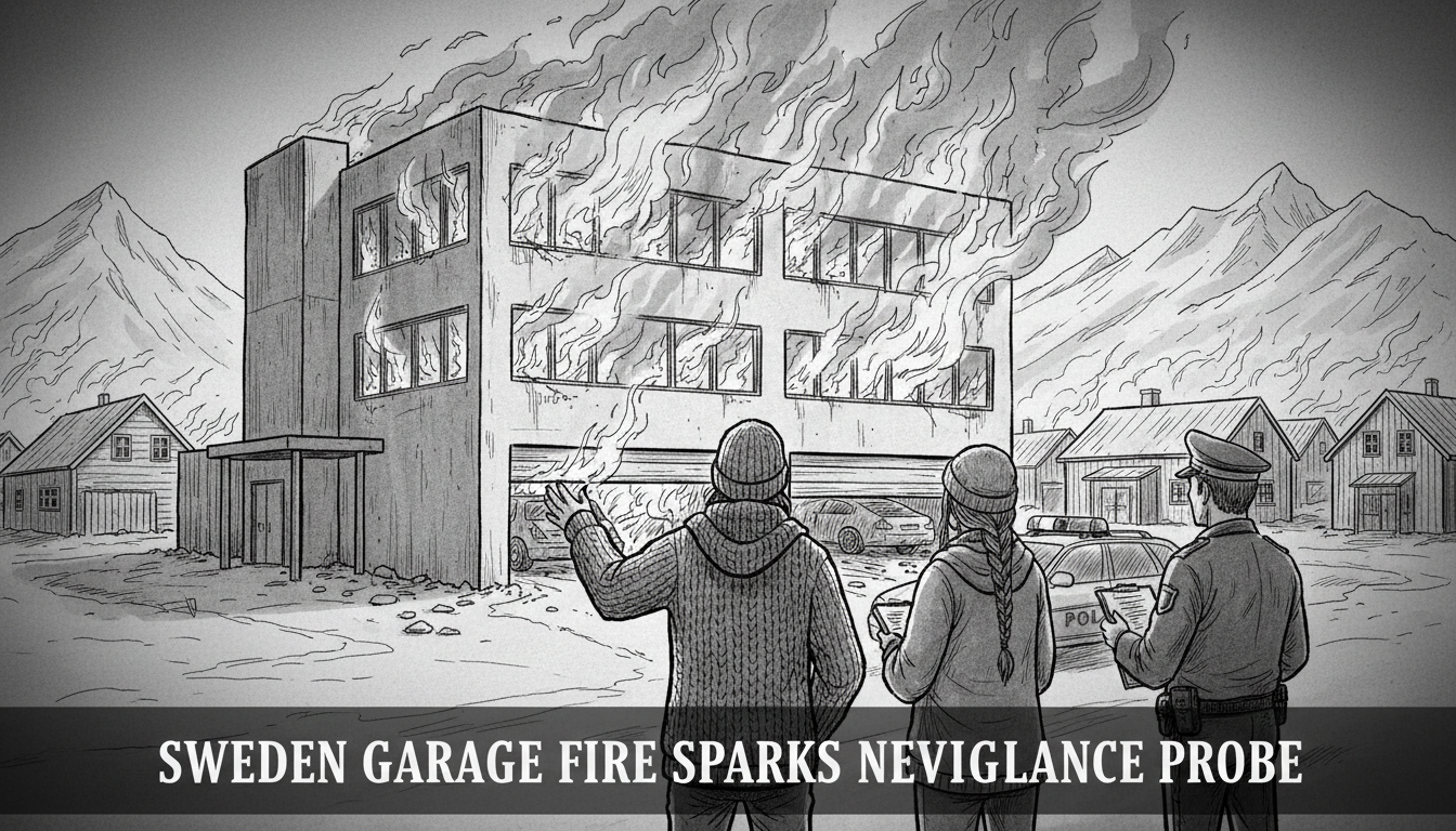 Sweden Garage Fire Sparks Negligence Probe