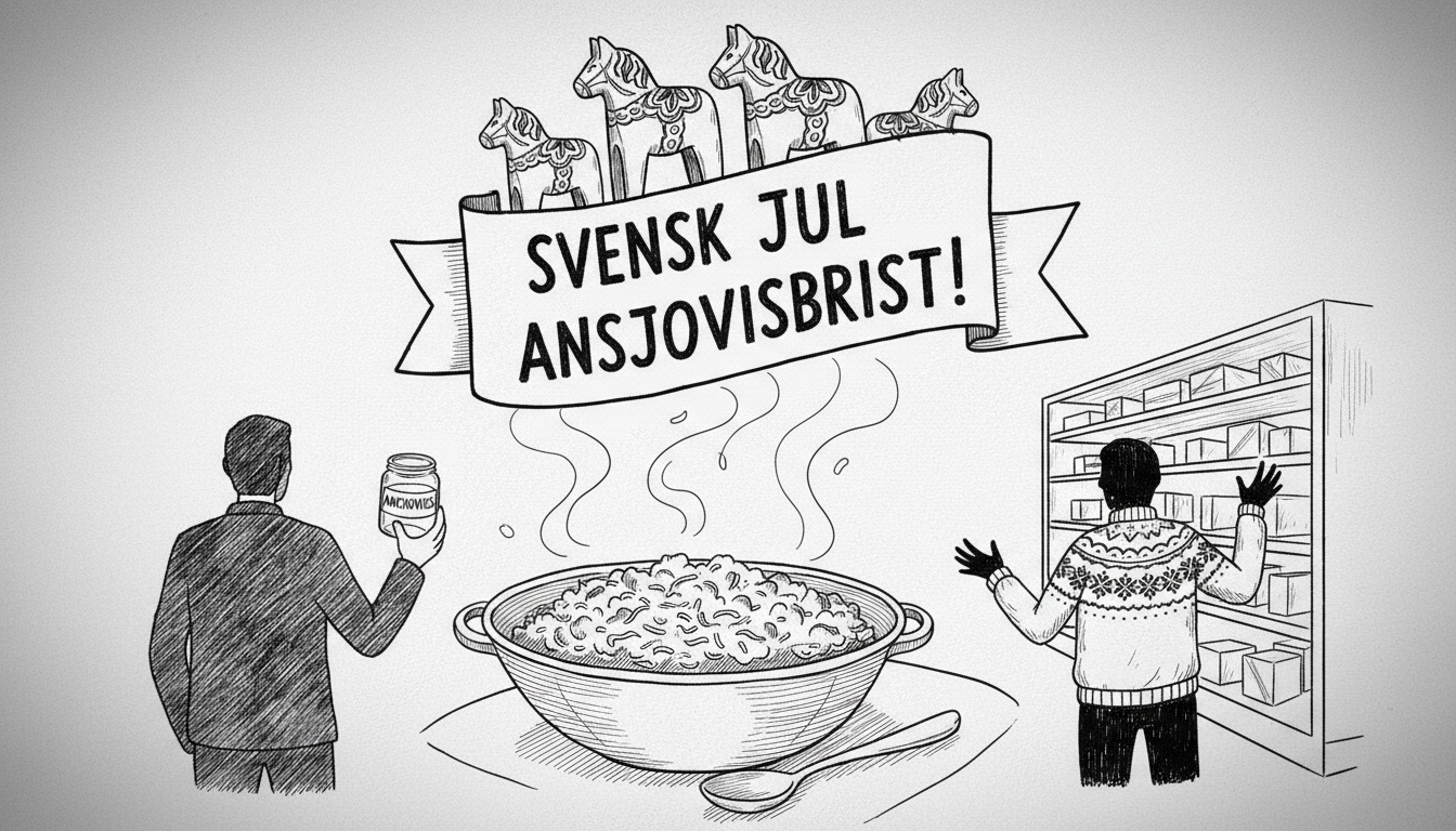 Swedish Christmas Tradition Faces Anchovy Shortage