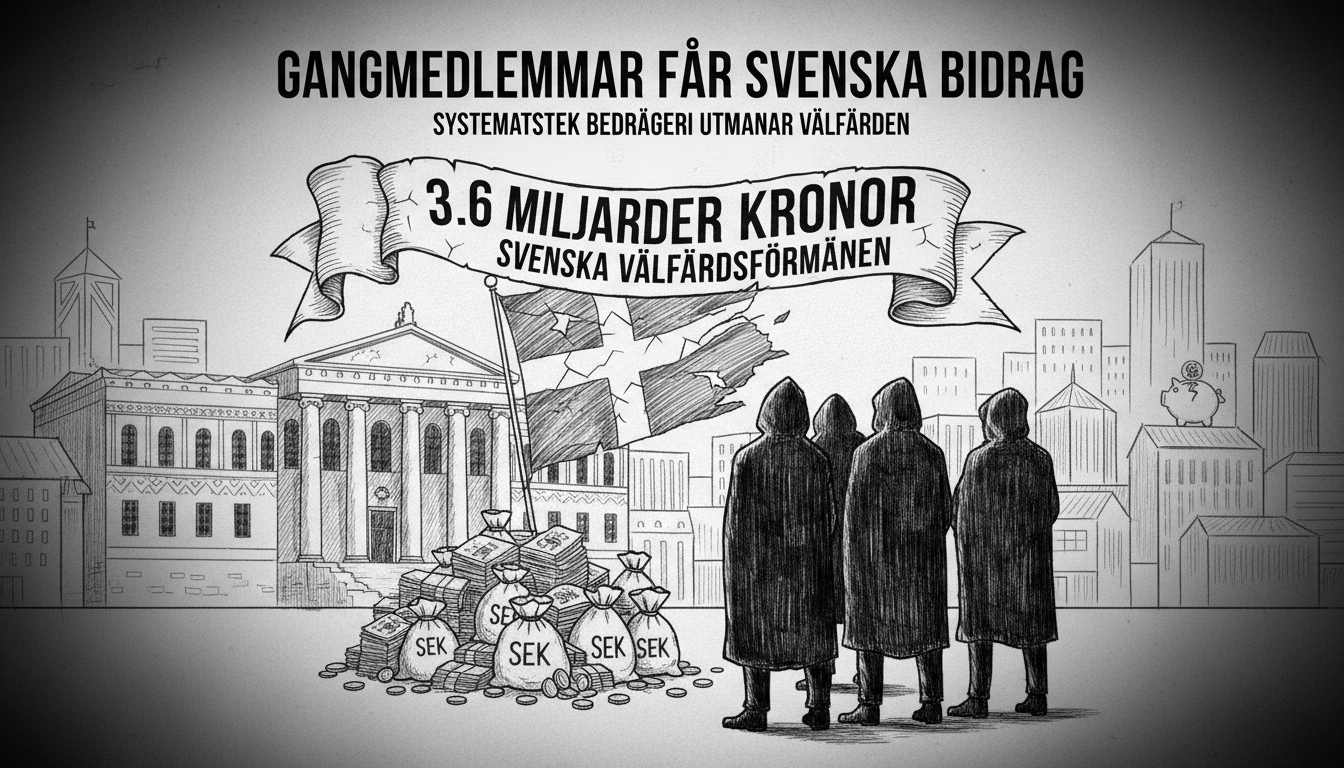 Thousands of Gang Members Receive Swedish Welfare Benefits