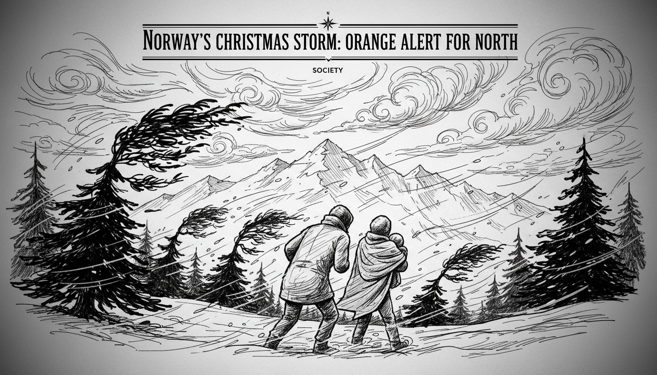 Norway's Christmas Storm: Orange Alert for North