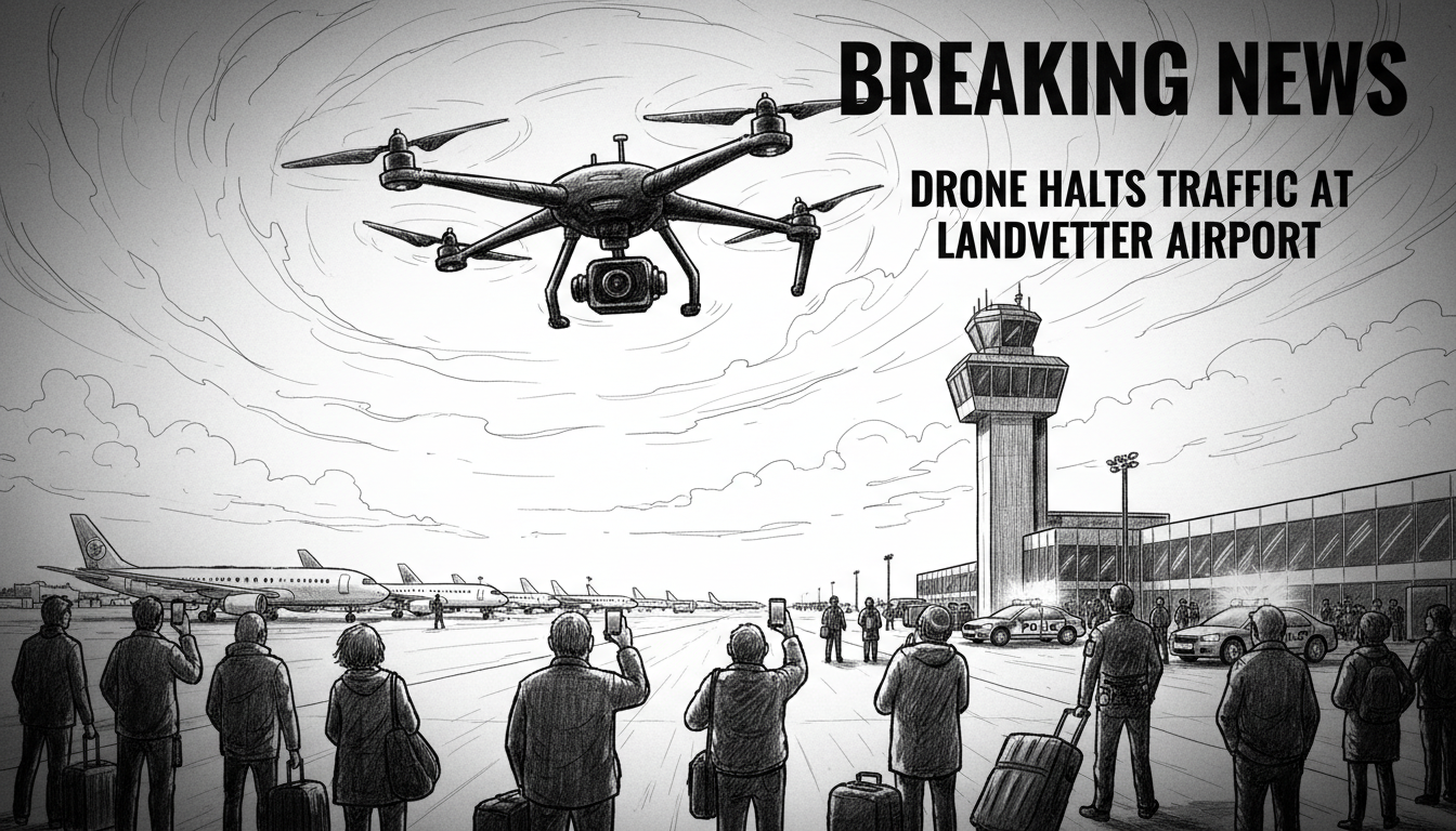 Drone Sighting Halts Traffic at Gothenburg's Landvetter Airport