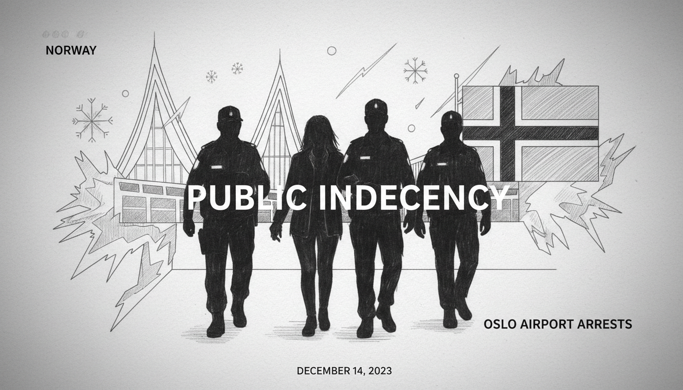 Norway Public Indecency: 2 Arrested at Oslo Airport