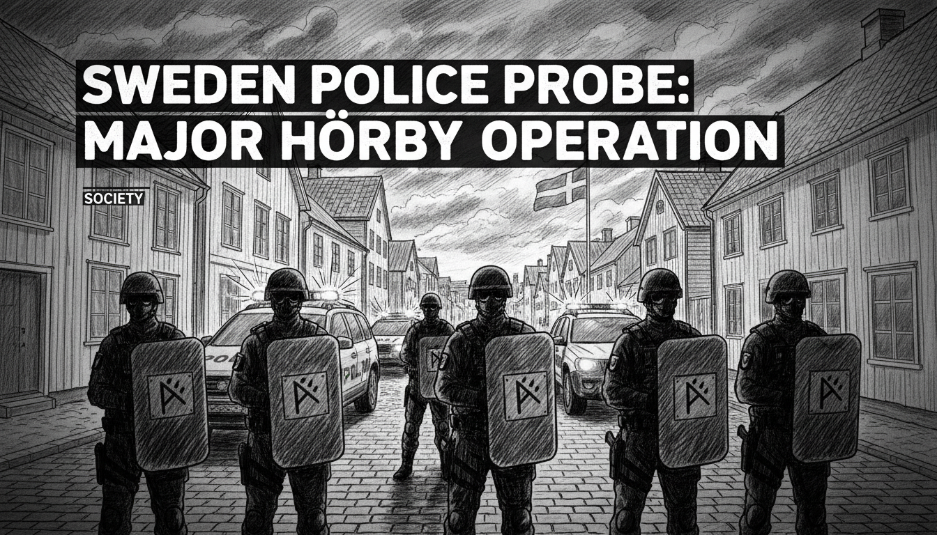 Sweden Police Probe: Major Hörby Operation