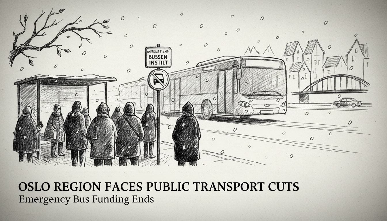 Oslo Region Faces Public Transport Cuts as Emergency Bus Funding Ends