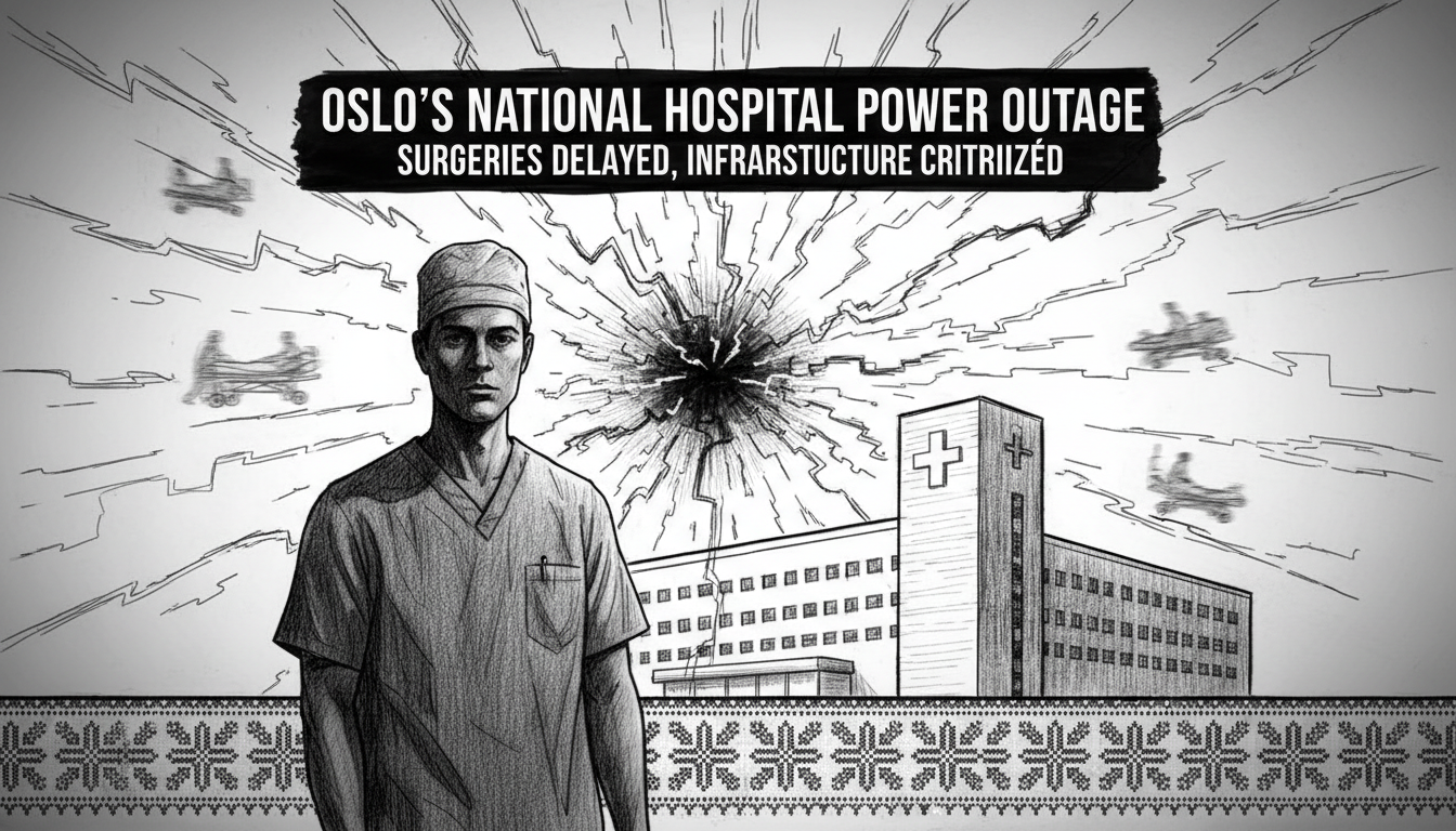 Power Outage Disrupts Oslo's National Hospital, Delays Surgeries