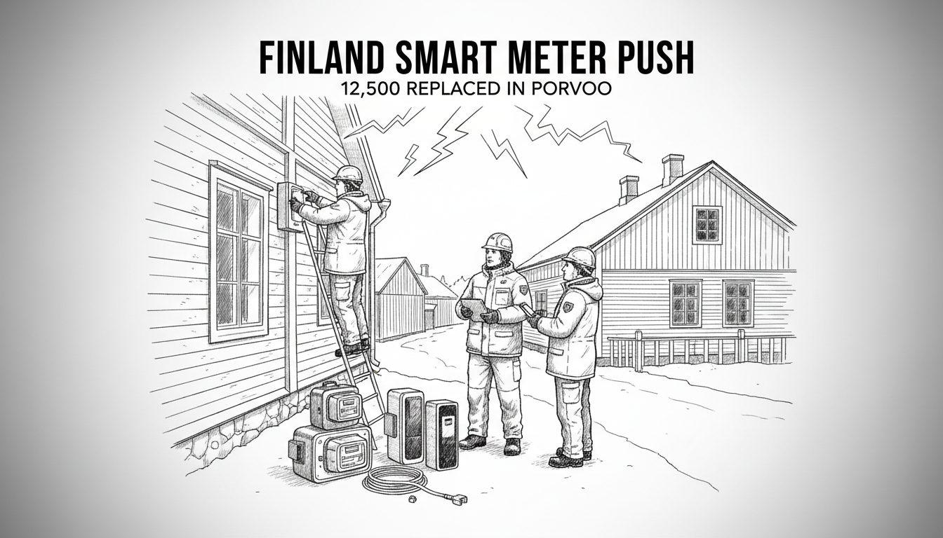 Finland Smart Meter Push: 12,500 Replaced in Porvoo