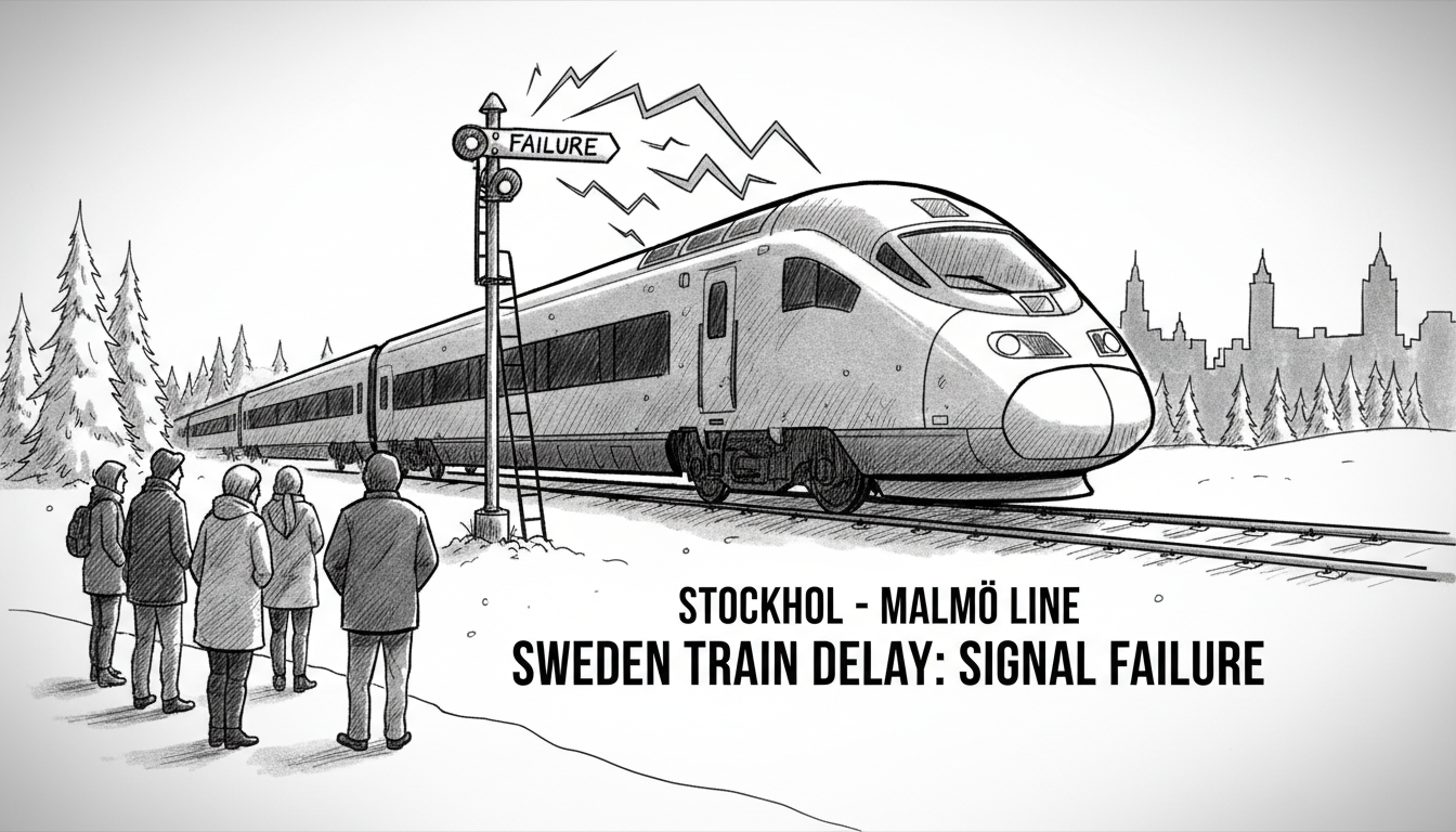 Sweden Train Delay: Signal Failure Halts Stockholm-Malmö Line