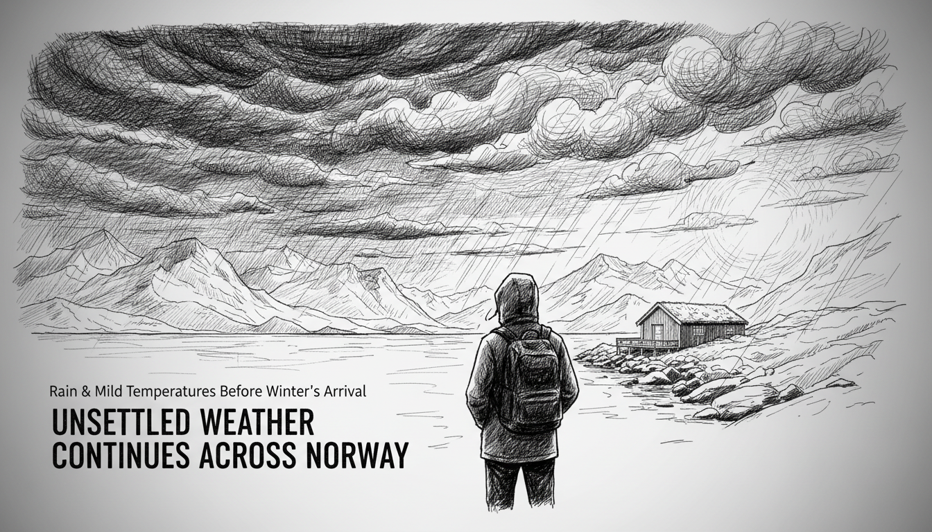 Unsettled Weather Continues Across Norway