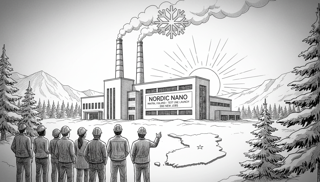 Nordic Nano launches test line in Imatra, plans major hiring push