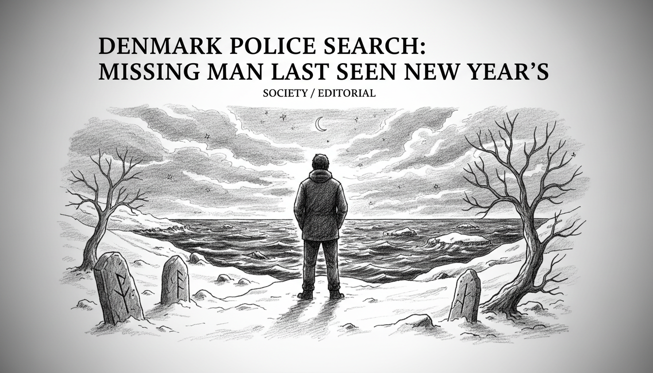 Denmark Police Search: Missing Man Last Seen New Year's