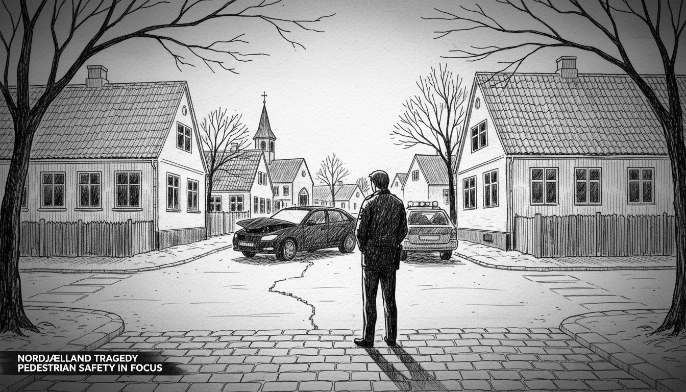 Elderly pedestrian dies in North Zealand road accident