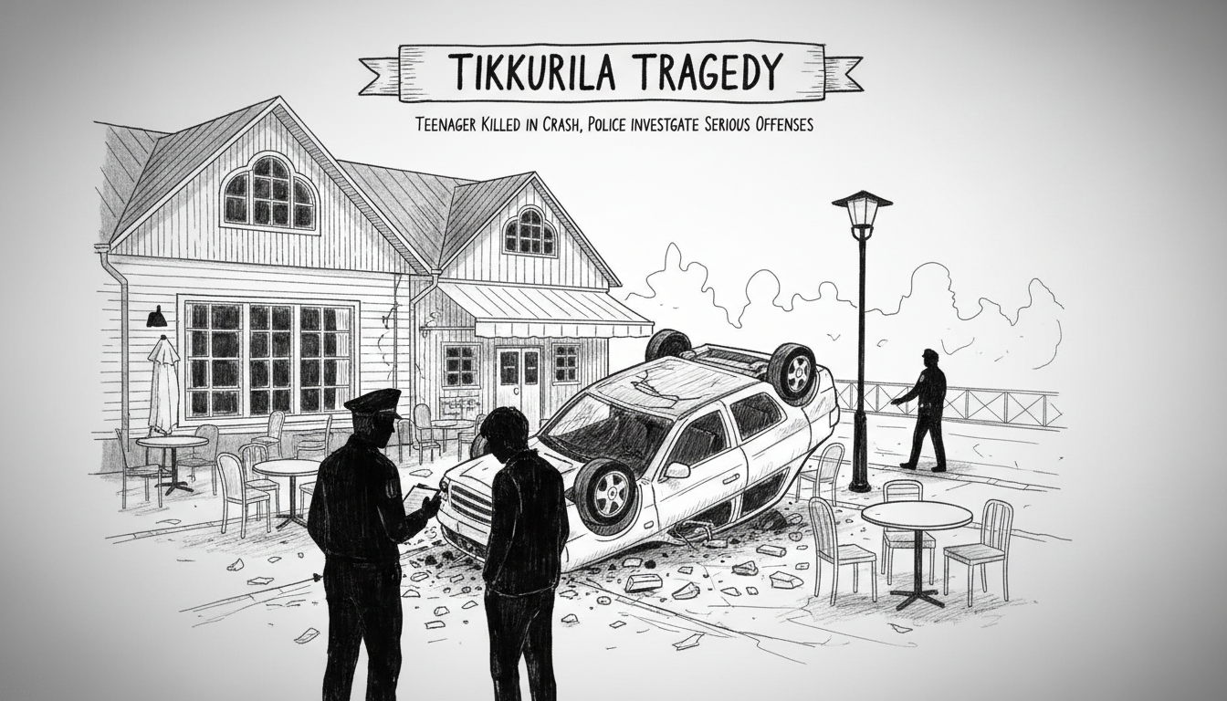 Teenager Killed in Tikkurila Crash as Police Investigate Serious Traffic Offenses