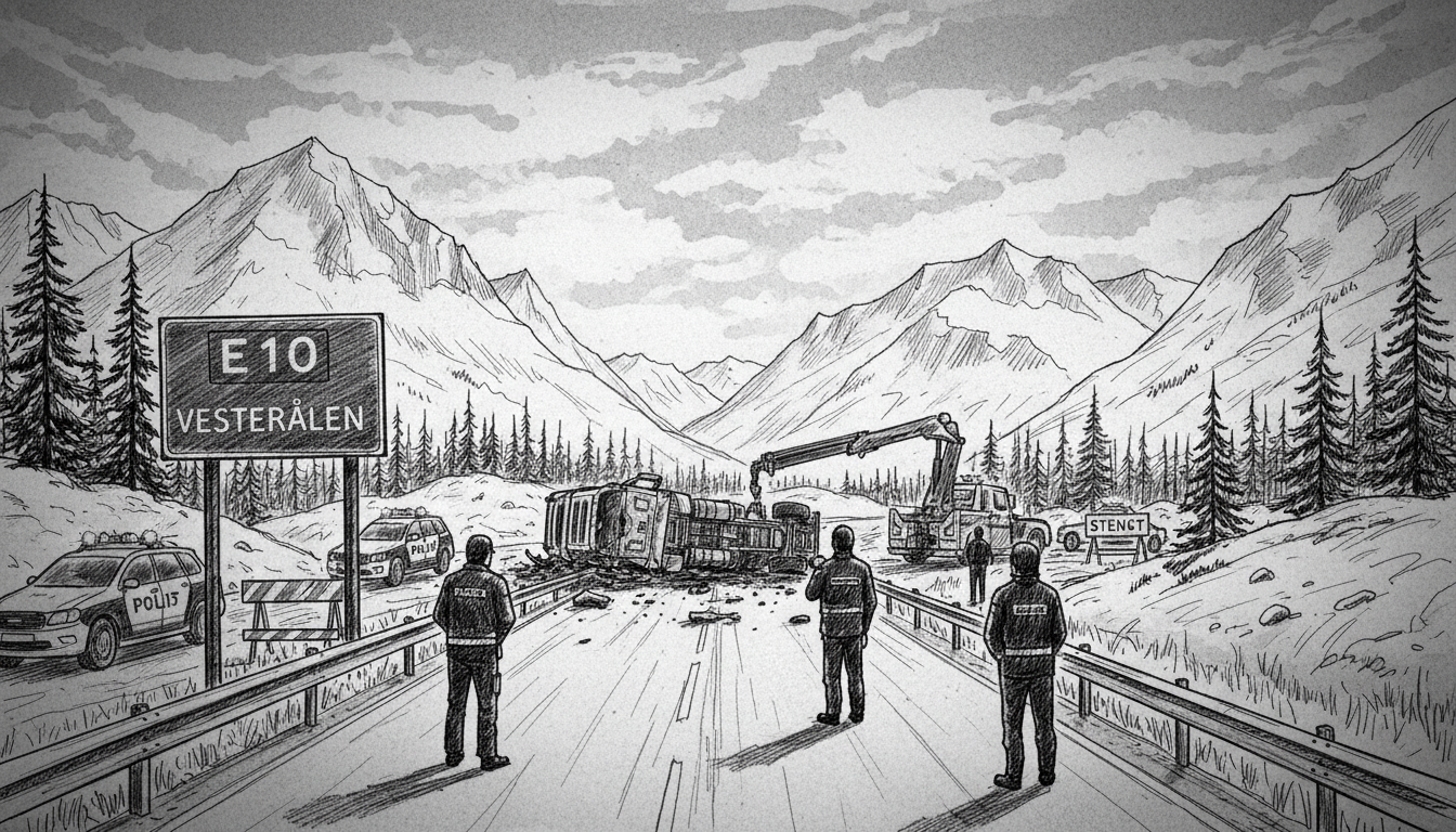 Norway E10 Crash: Vesterålen Highway Closed