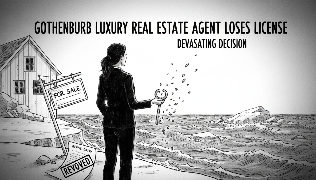 Gothenburg Luxury Real Estate Agent Loses Professional License