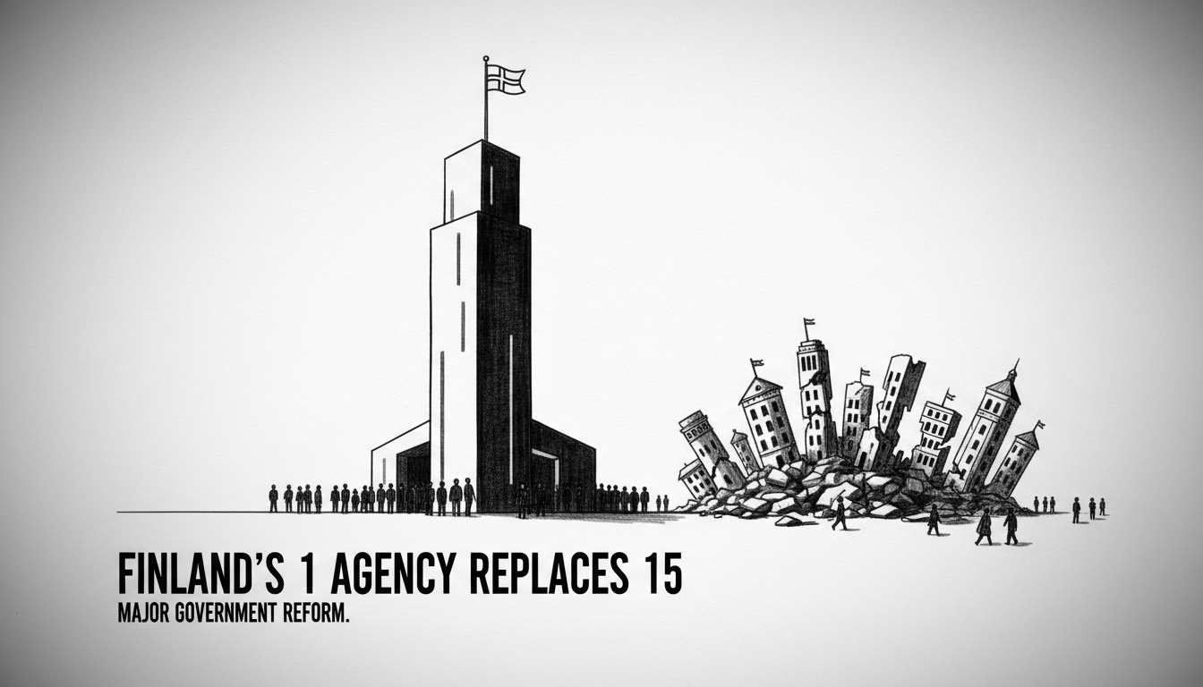 Finland's 1 Agency Replaces 15 In Major Government Reform
