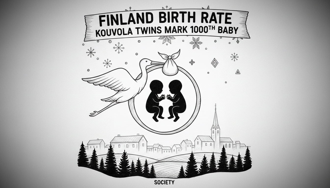 Finland Birth Rate: Kouvola Twins Mark 1000th Baby