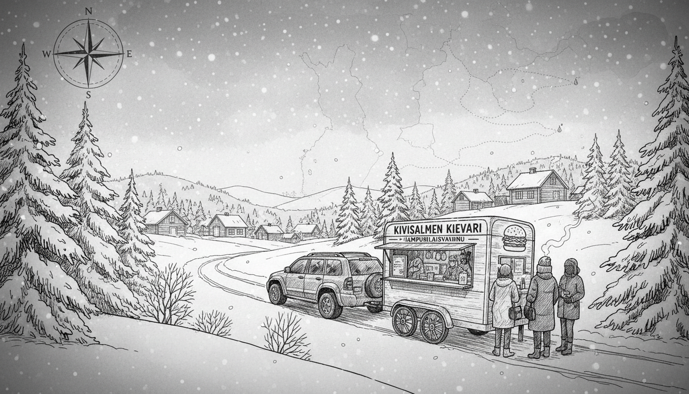 Popular Finnish Burger Restaurant Launches Mobile Food Cart Across Central Finland