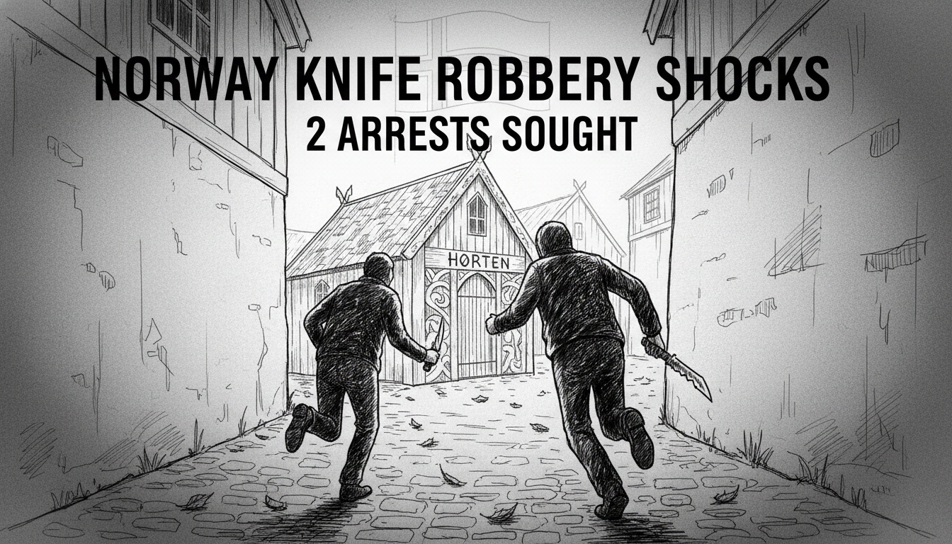 Norway Knife Robbery Shocks Horten: 2 Arrests Sought