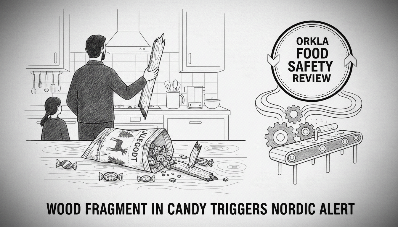 Wood Fragment Found in Norwegian Christmas Candy Prompts Food Safety Review