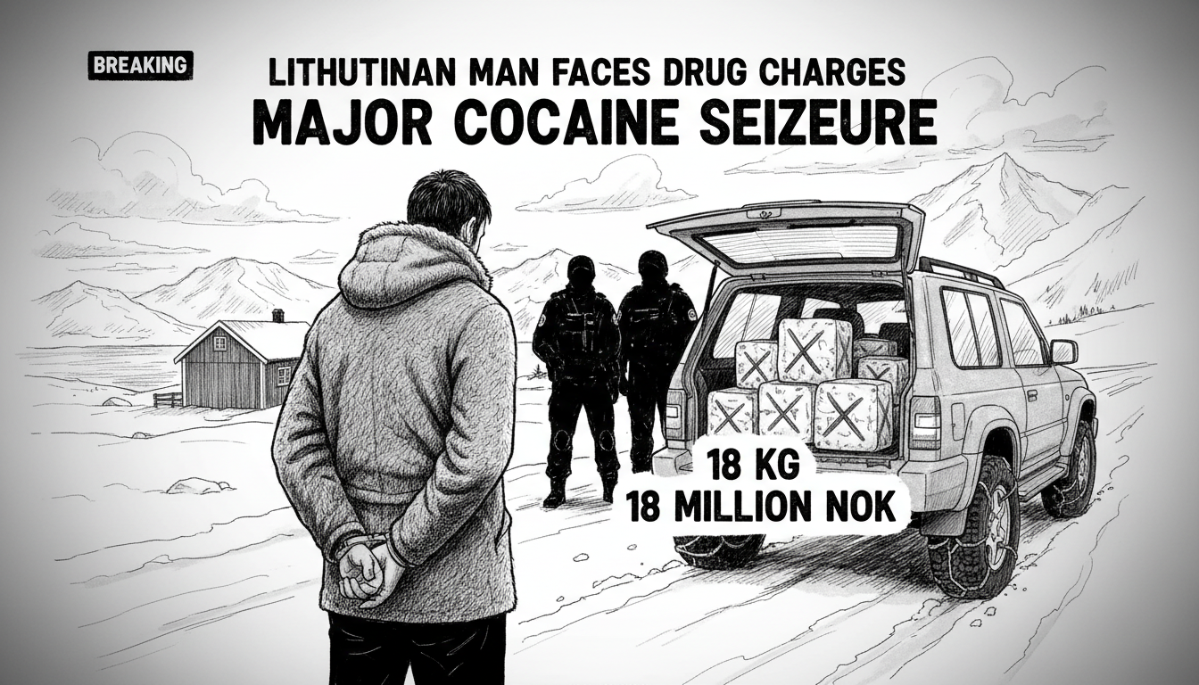 Lithuanian Man Faces Drug Charges After Major Cocaine Seizure