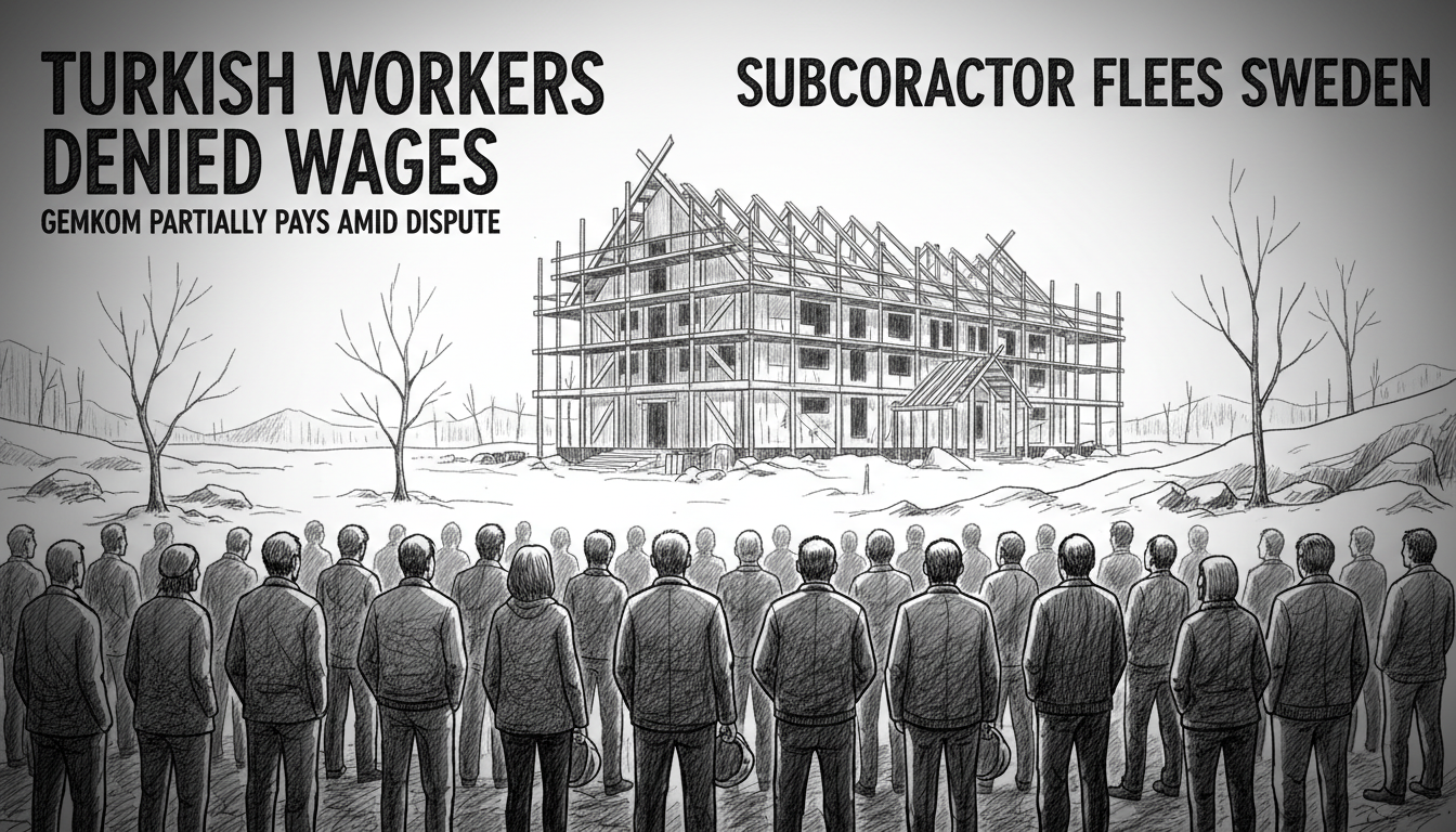 Turkish Workers Denied Wages as Subcontractor Flees Sweden