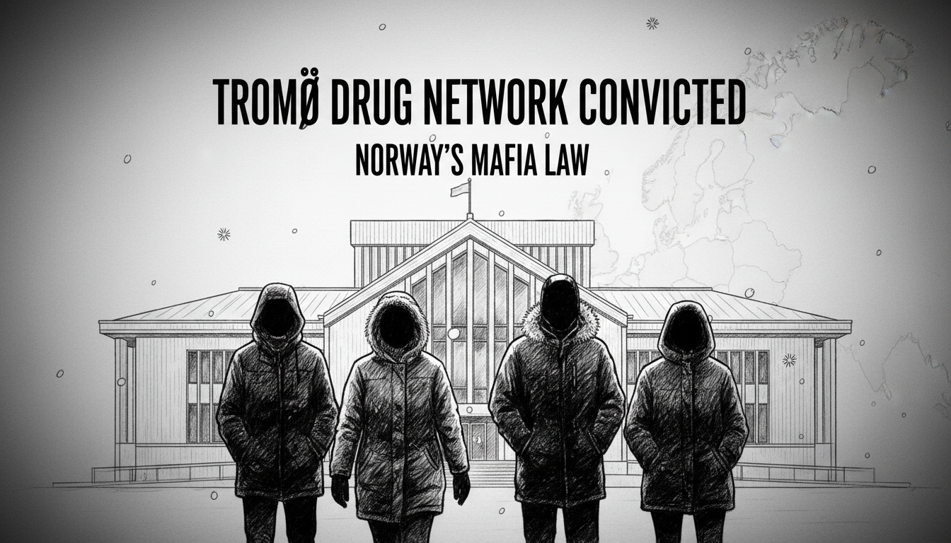 Major Tromsø Drug Network Convicted Under Norway's Mafia Law