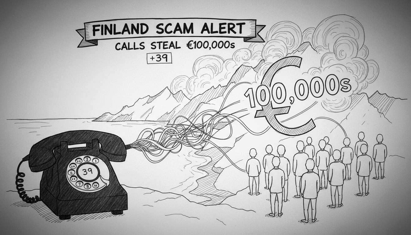 Finland Scam Alert: +39 Calls Steal €100,000s
