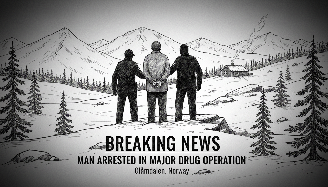 Man arrested in major drug operation in Glåmdalen