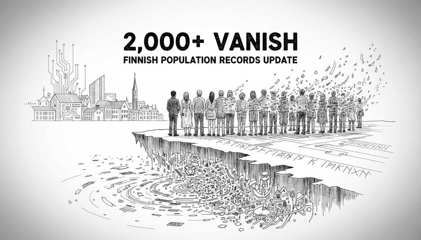 Over 2,000 People to Disappear from Finnish Population Records in System Update