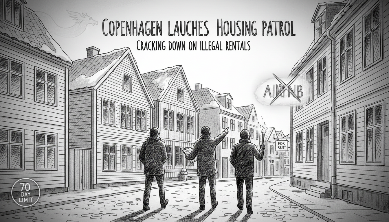 Copenhagen Launches New Housing Patrol to Crack Down on Illegal Airbnb Rentals