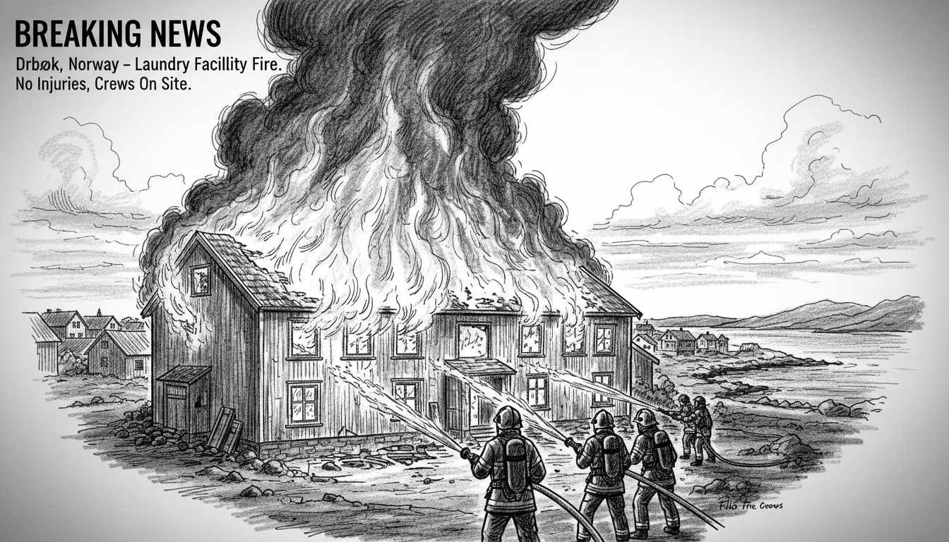 Laundry Facility Fire in Drøbak