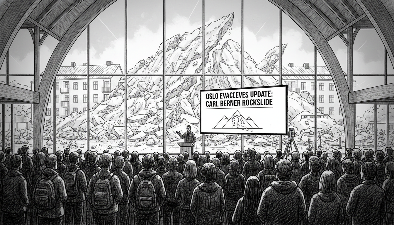 Oslo Officials to Update Evacuees After Carl Berner Rockslide