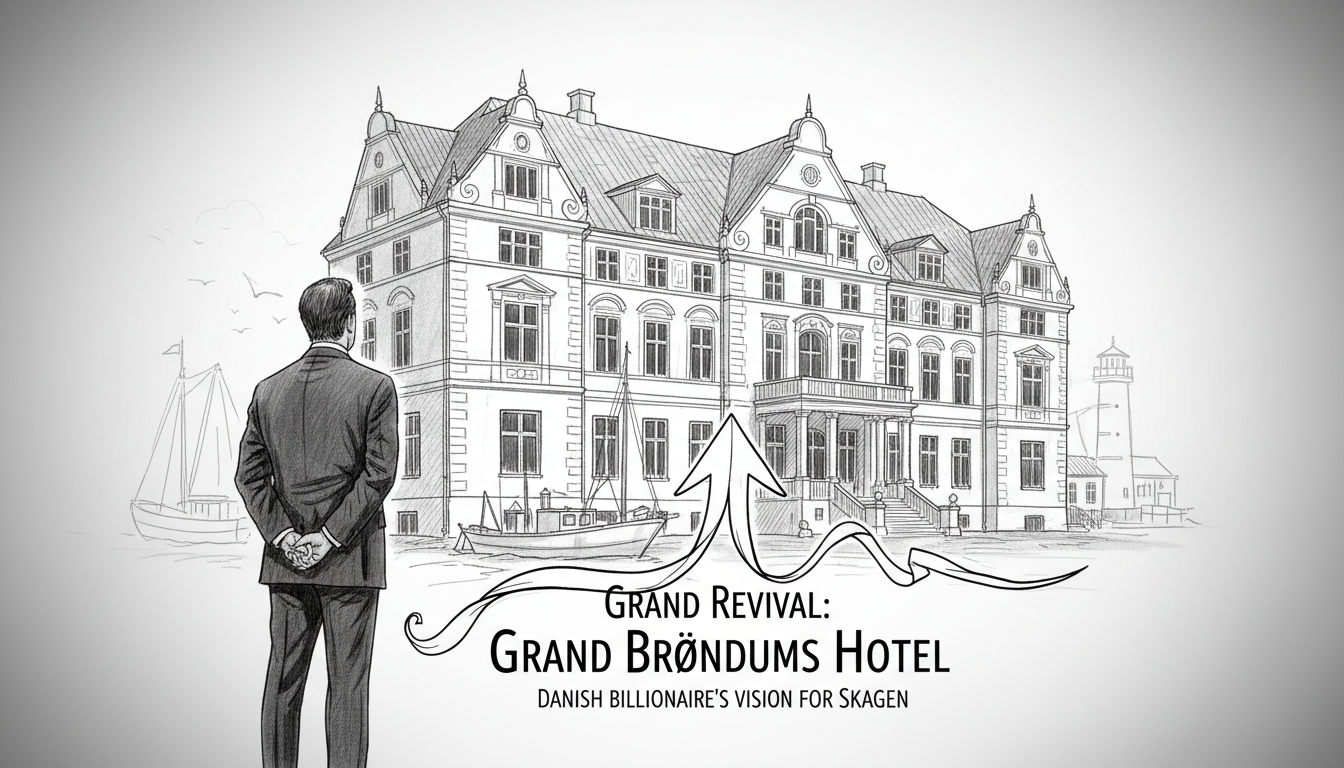 Danish Billionaire's Grand Revival Plan for Historic Brøndums Hotel